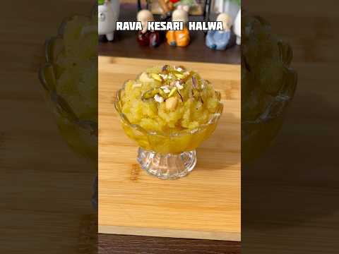 Rava Kesari Halwa Recipe Shorts Halwa Recipe Dessert Trending Suji Shortvideo Viral Kesari