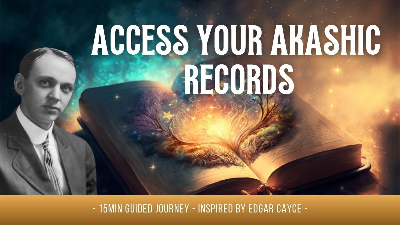 Raise Your Vibration & Access the Akashic Records | Edgar Cayce Inspired Meditation (Binaural Beats)