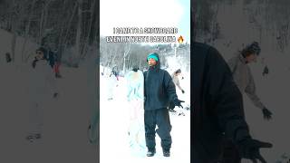 I Came To A Snowboard Event In North Carolina