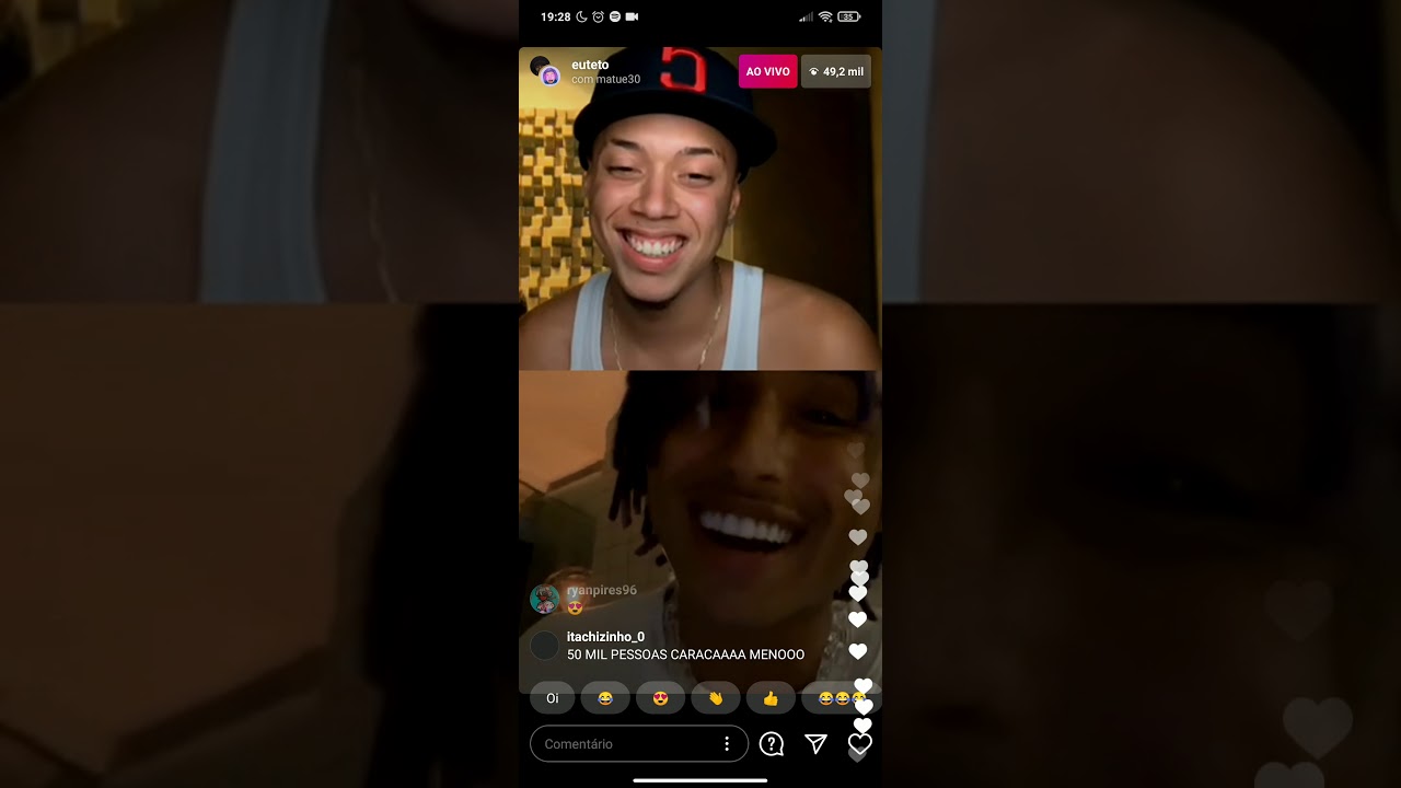 TETO E MATUÊ LIVE NO INSTAGRAM 26/01/2021.
