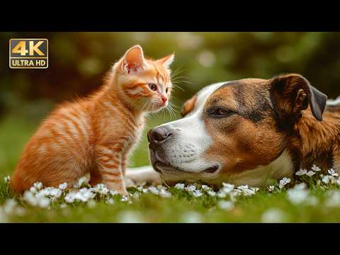 Tiny Cute Baby Animals 4K 🌿🐾 | Relaxing Nature Music with Adorable Wildlife Friends