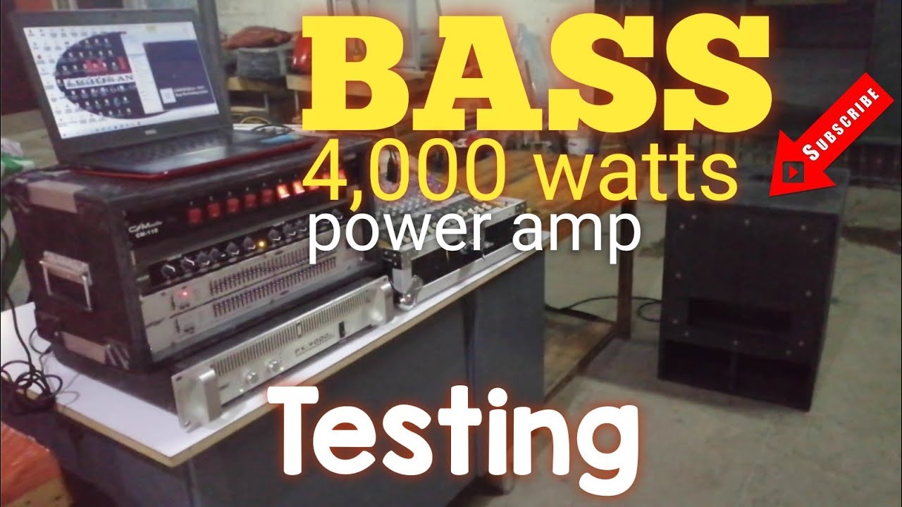 Subwoofer Bass Test, Basic Sound Set up YouTube