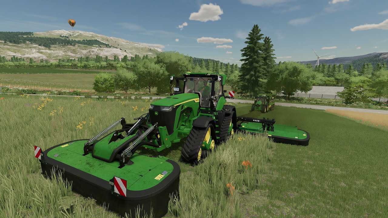 FS 22 Hills View Farm * 3 * Making Silage & Hay – Grass Dryer and Fermenter (Time-Lapse)