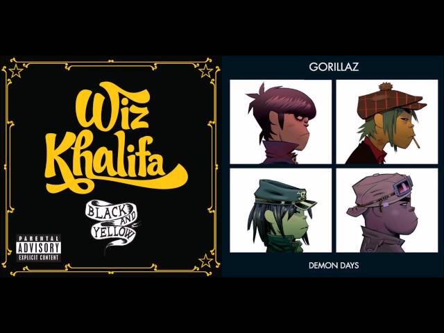 Feel Good in Black and Yellow - Wiz Khalifa vs. Gorillaz (Mashup) class=