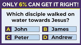 BIBLE QUIZ: ONLY A BIBLE GENIUS CAN SCORE 20/20 | #challenge 12