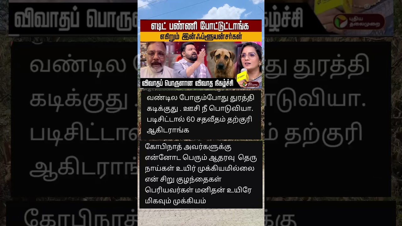நம்ம குழந்தையை விட தெரு நாய் முக்கியமா 🤔 
