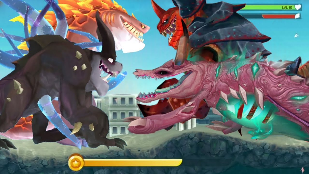 ANTI DEMON SHARK VS DEMON SHARK - Hungry Shark Evolution