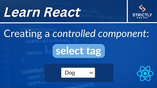 Converting a select tag into a controlled component in React