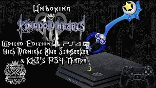 Unboxing Kingdom Hearts 3 Limited Edition PS4 Pro with KH3's Theme & Midnight Blue Star Seeker