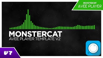 (Template) - Monstercat - Layout Audio Spectrum Visualizer On Android 100% v2 (Avee Player Template]