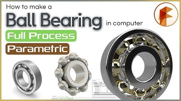 Fusion 360 | How to make a Ball Bearing in computer | Bearing 3D Modeling | 베어링 모델링
