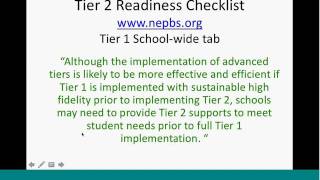 MTSS Behavior  Tier 2 Supports & Interventions