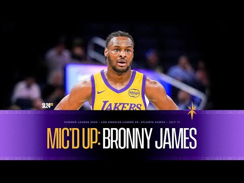 Bronny James mic