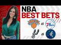 Knicks vs 76ers | Wolves vs Spurs: NBA Playoff Best Bets TODAY | Best NBA Picks May 6, 2026