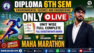 Environmental Science and Engineering#mahamarathonclass🔥6TH SEM | Chapter Wise Full Complete😱🔥🔥