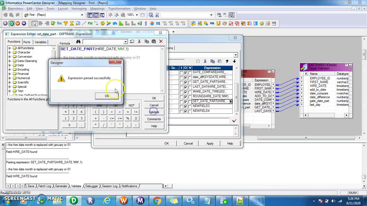 Informatica Date Functions In Expression Transformation Part  2 - 25