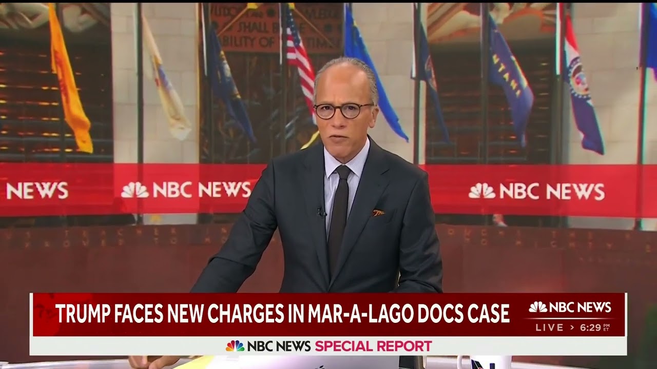 Transition between the NBC News Special Report and NBC Nightly News - July 27, 2023