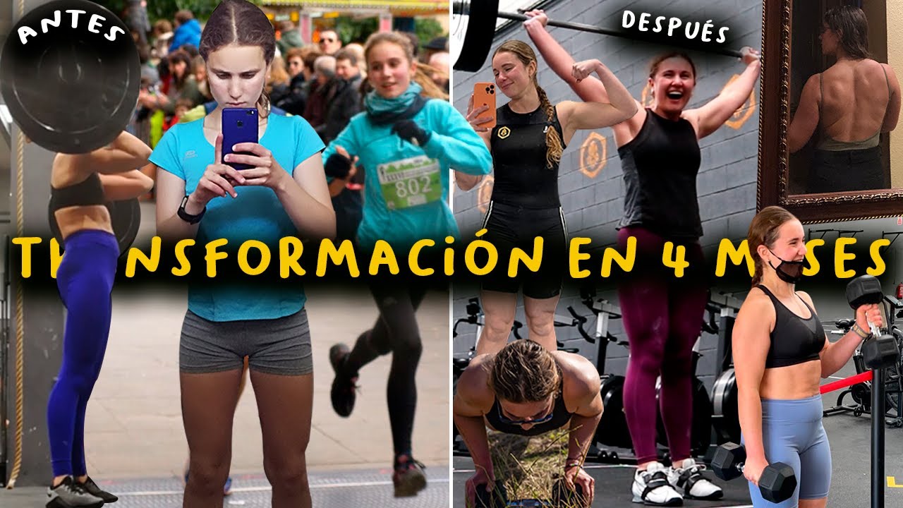 ¿CUÁNTO se tarda en tener un CAMBIO FÍSICO? | mi TRANSFORMACIÓN en 4