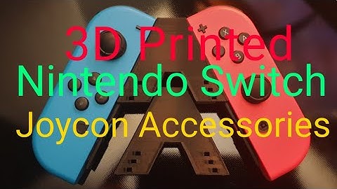 Nintendo Switch Joycon Accessory 3D Printed Timelapse - ASMR - No music