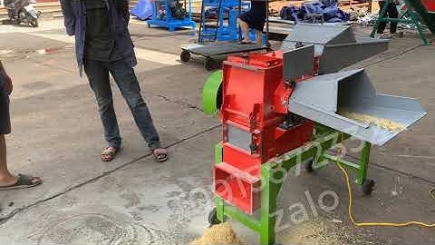 #shorts Máy băm bã mía dùng điện gia đình 220v, băm xơ dừa, thân mía, cỏ voi, nghiền ngô,.0915872332