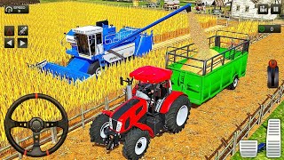 Real Tractor Farming Simulator 2025 - Harvester Tractor Driving - Android Gameplay screenshot 2