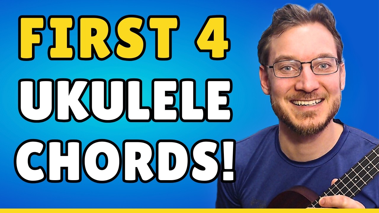 First 4 Ukulele Chords ALL Beginners Need to Learn! - YouTube