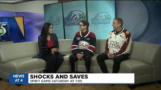 Saginaw Spirit s Shocks and Saves Hockey Game