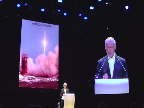 Walter Cunningham Apollo 7 lecture Starmus 2019 Zurich June 25, 2019