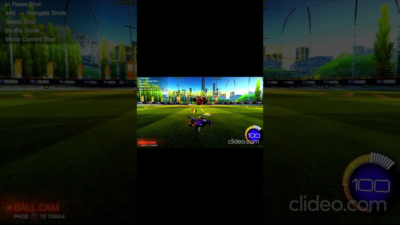 Cleanest Rocket League Shot Ever?! 🚀🔥 #shorts