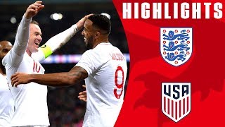 England 3-0 USA | Callum Wilson Bags International Debut Goal | Official Highlights