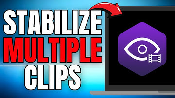How to Stabilize Multiple Clips in Sony Catalyst Prepare! (EASY GUIDE) [2025]