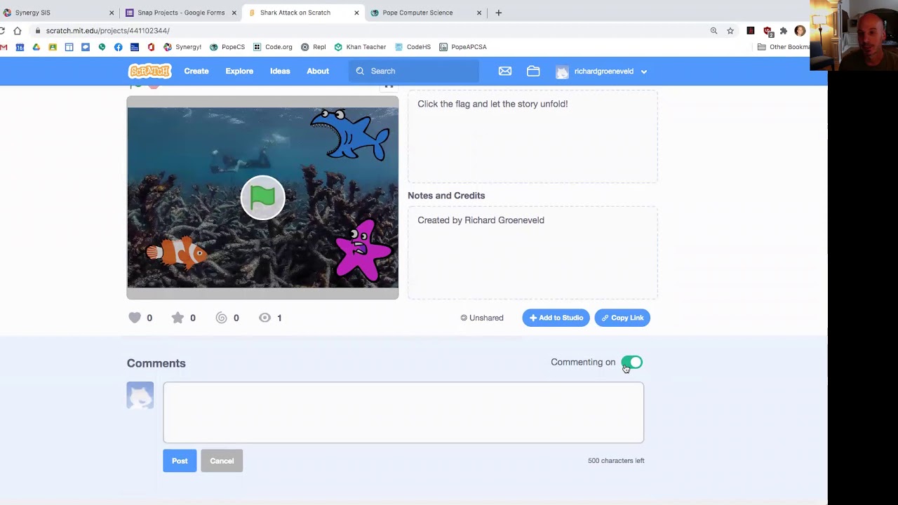 Share your Scratch Project - YouTube