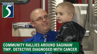 Community rallies around Saginaw Twp. detective diagnosed with stage 4 cancer