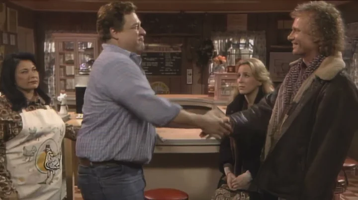 Luke and Laura compare their dramatic troubles with Dan and Roseanne