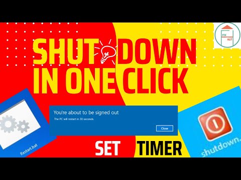 Create a Shutdown and Restart Shortcut in Windows