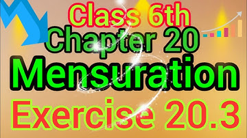 Class 6// Chapter 20 Mensuration// Exercise 20.3// @M.SLifelearning