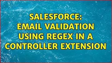 Salesforce: Email Validation Using REGEX in a Controller Extension