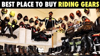 Best Place to buy RIDING GEARS - JACKETS, BOOTS, HELMETS, GLOVES | Gupta Biking Gears | Sj Vlogs