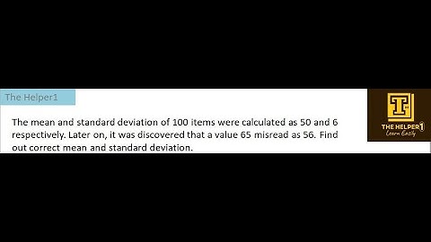 The mean and standard deviation of 100 items were calculated as 50 and 6 respectively. Later, it was