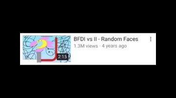 BFDI vs II - Random Faces (R.I.P)