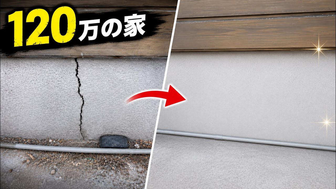 1.2 Million Yen House Renovation Record #16: Repairing Cracks in