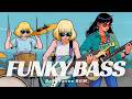 Let's Funk!!! Slap Bass & Guitar & Drum Session | Funky Fusion Bass for Work & Relax