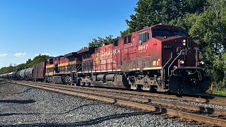 CSX B725 with CPKC power in Upstate NY!