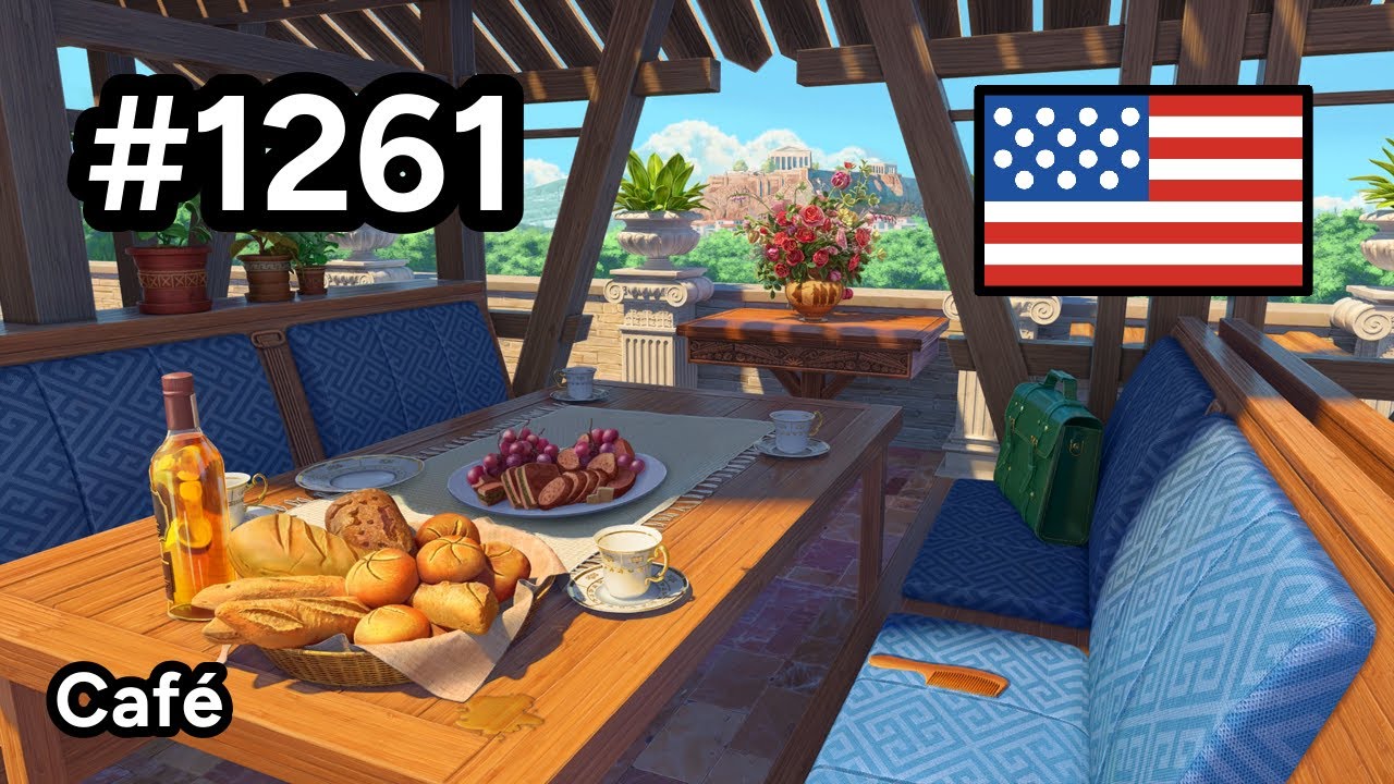 1261 🇺🇸 (📕6-📄8-1) - Café - June's Journey - YouTube