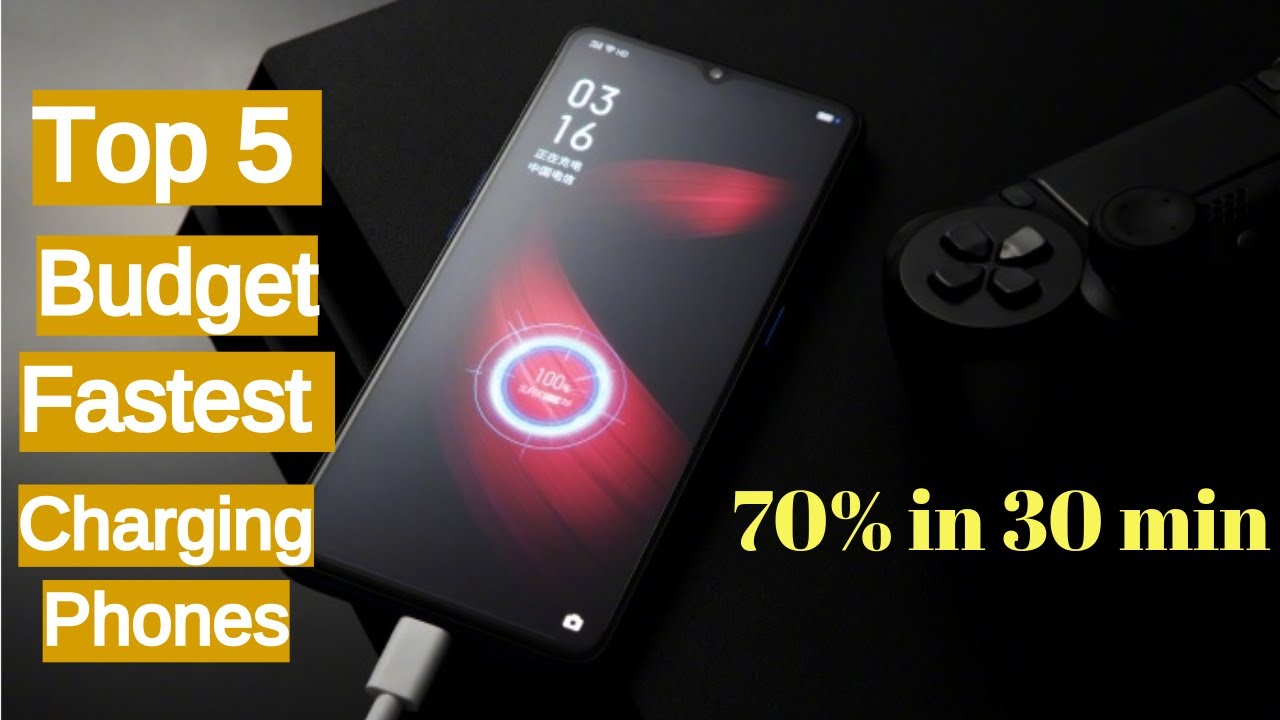 Top 5 Budget Fastest Charging Smartphones 2020 YouTube