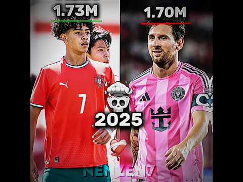 Ronaldo Jr X Messi Height