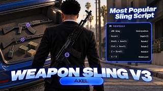 FiveM Weapon Sling V3 | Weapons & Items on Back + Trunk & Glovebox Display