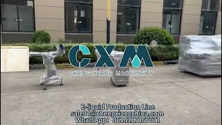 E-liquid Filling Line Ready for Shipment to Dubai, UAE | 40ft Container Loading #eliquidfilling #cxm