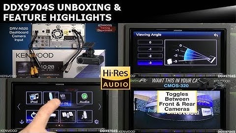 KENWOOD DDX9704S 2017 Multimedia Receiver Unboxing & Feature Highlights