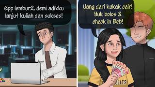 Download Lagu Adik Cewek Lucknut! Uang Kuliah dipake jadi cabe-cabean | Kartun Animasi Drama sandwich generation MP3